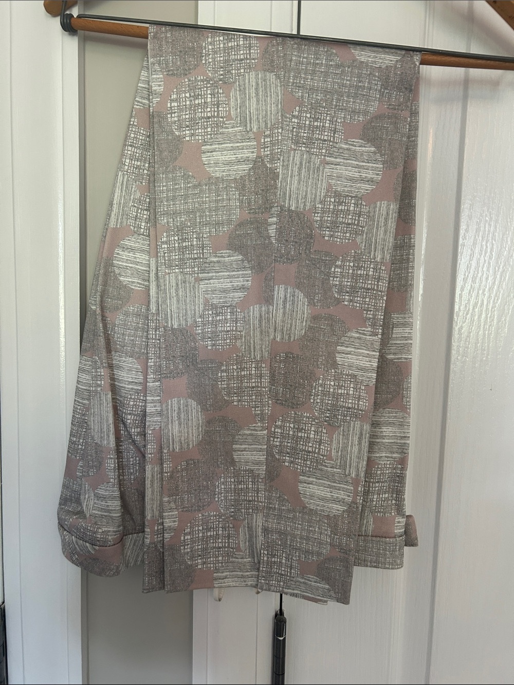 Peserico Italian made Abstract Print in Blush/pink and Gray